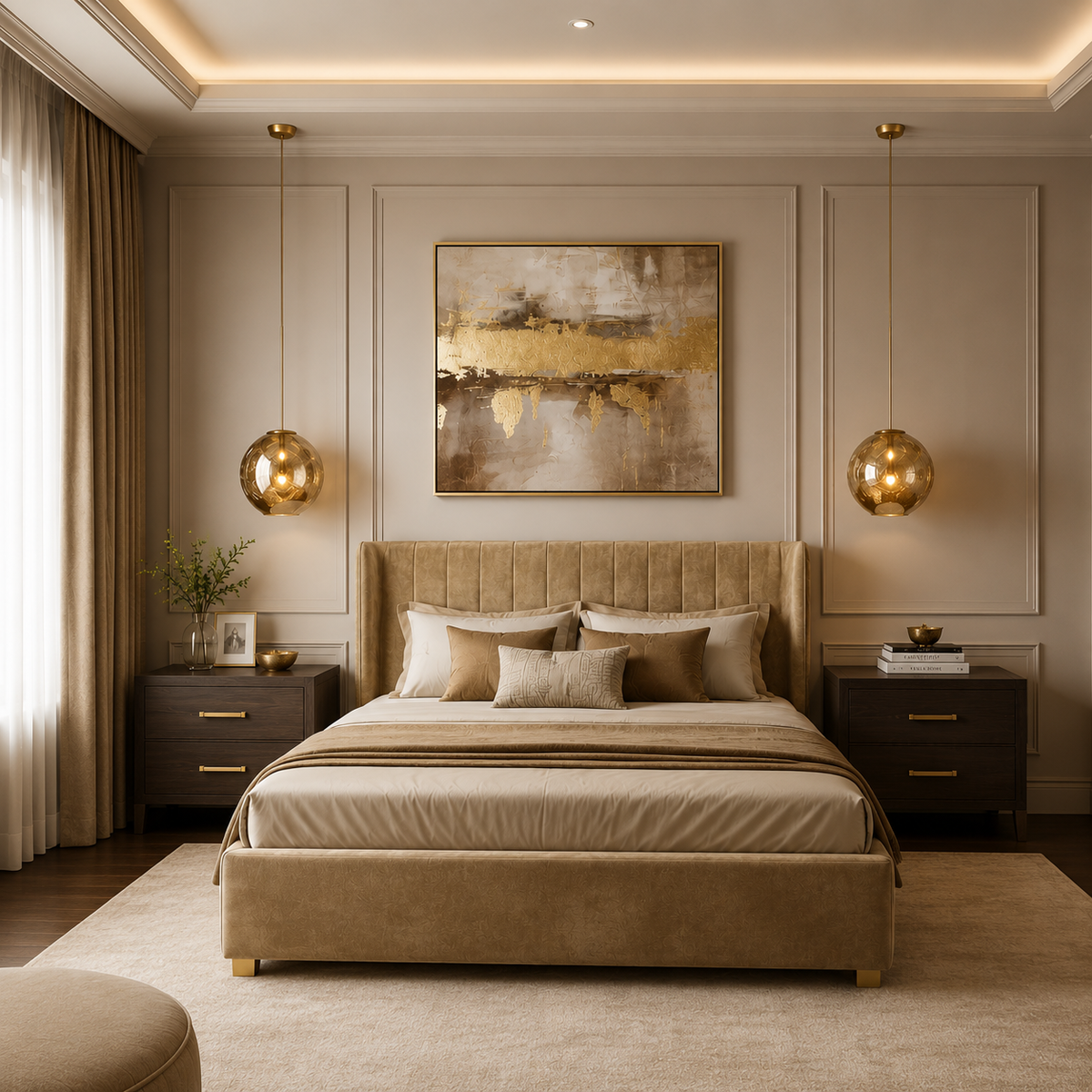 Melrose Metallic Bubble Pendant Light | Gold or Silver