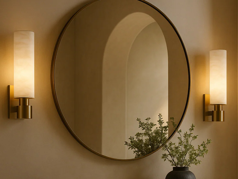  Alabaster Wall Sconces