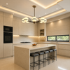 Alba Milk Glass Globe Chandelier