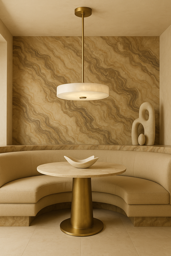 Alora Alabaster Ceiling Light