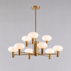 Bank Glass Globe Chandelier
