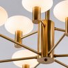 Bank Glass Globe Chandelier