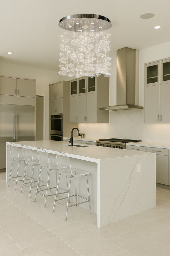 Bella Glass Bubbles Chandelier