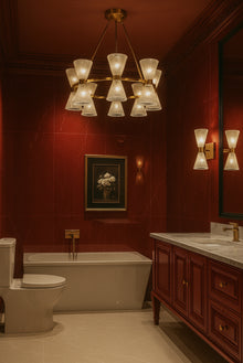  Boston Glass Chandelier
