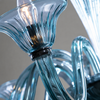 Marcella Venetian Blue Glass Chandelier