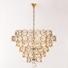Dominique Ribbed Glass Globe Chandelier