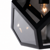Drake Geometric Black Pendant