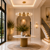 Emille Geometric Glass Chandelier