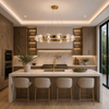 Emille Geometric Glass Chandelier