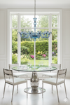 Marcella Venetian Blue Glass Chandelier