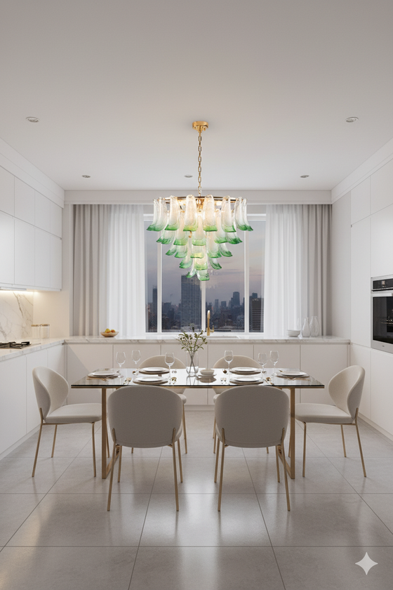 Marielle Mid Century Petal Chandelier