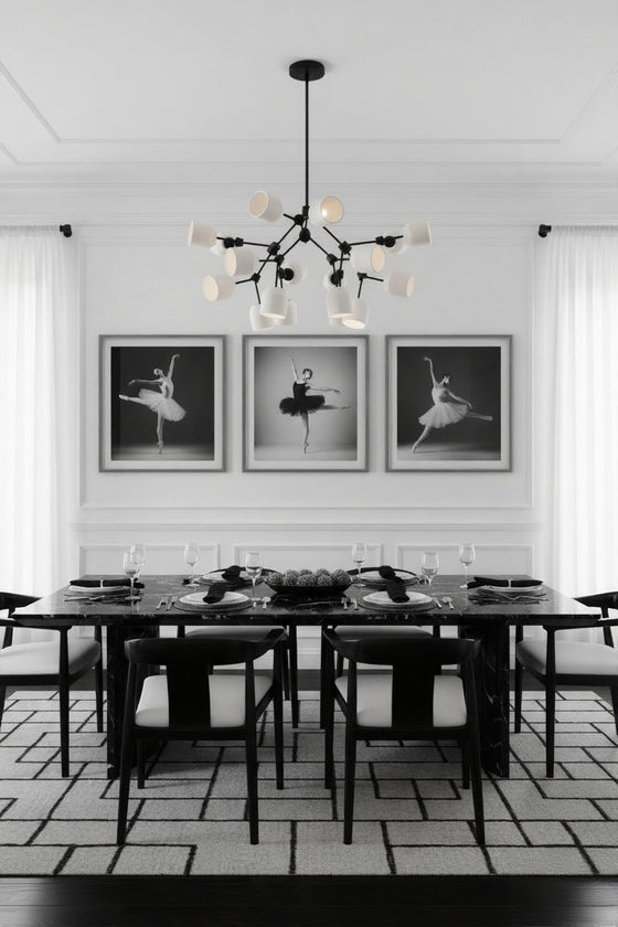 Maison Ceramic Cluster Chandelier