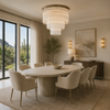 Jade Glass Chandelier