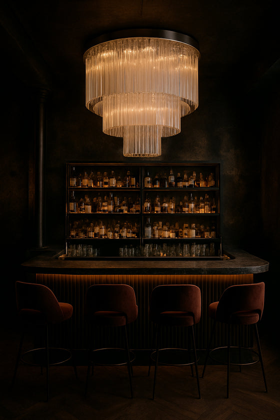Jade Glass Chandelier