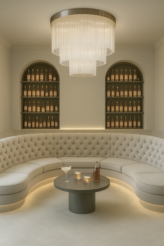 Jade Glass Chandelier