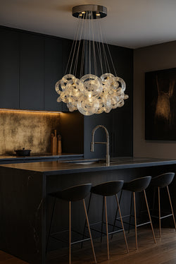 Loren Clear Rope Glass Chandelier