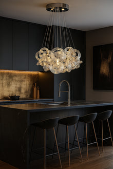  Loren Clear Rope Glass Chandelier