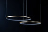 Luna Two Rings Ceiling Light & LED Ring Chandelier – Vault Light