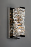 Crystal wall sconce on a gray background