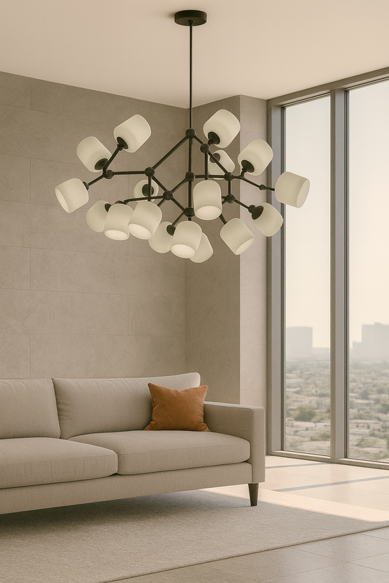 Maison Ceramic Cluster Chandelier