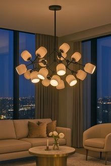  Maison Ceramic Cluster Chandelier