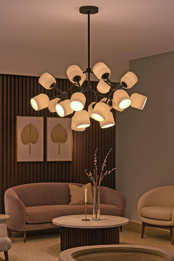 Maison Ceramic Cluster Chandelier