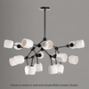 Maison Ceramic Cluster Chandelier