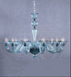 Marcella Venetian Blue Glass Chandelier