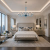 Marcella Venetian Blue Glass Chandelier