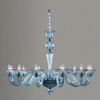 Marcella Venetian Blue Glass Chandelier
