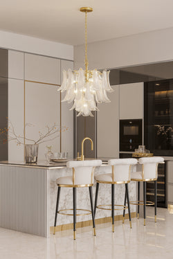 Marielle Mid Century Petal Chandelier