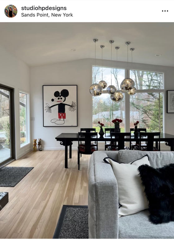 Melrose Metallic Bubble Pendant Light