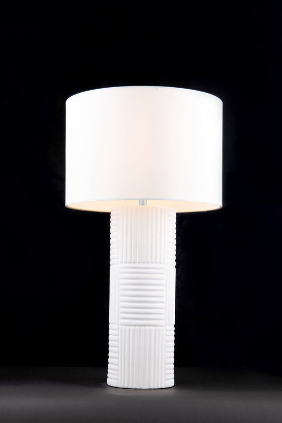 Miles Plaster Table Lamp