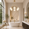 Orion Milk Glass Globe Chandelier