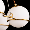 Orion Milk Glass Globe Chandelier