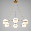 Orion Milk Glass Globe Chandelier
