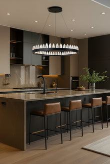  Parkes Crystal Round Chandelier