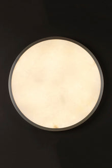  Raleigh Round Alabaster Ceiling Light