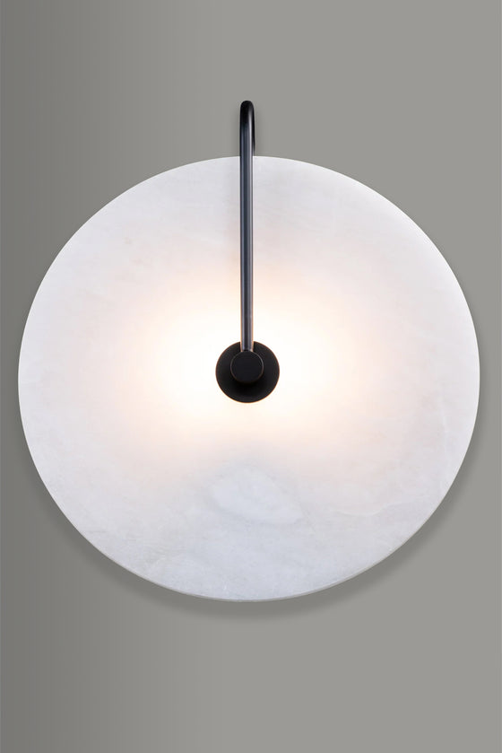 Rylan Alabaster Moon Wall Sconce