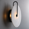 Rylan Alabaster Moon Wall Sconce