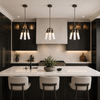 Trio Modern Bronze Pendant Light