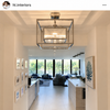 Upton Geometric Stainless Steel Chandelier