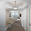Upton Geometric Stainless Steel Chandelier