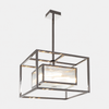 Upton Geometric Stainless Steel Chandelier