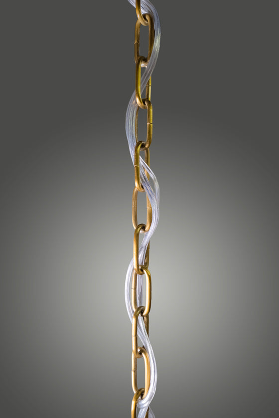 Valentina Satin Brass Ceiling Light Fixture