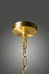 Valentina Satin Brass Ceiling Light Fixture