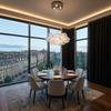 Loren Clear Rope Glass Chandelier
