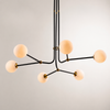 Warren Glass Globe Chandelier