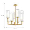 Augustus Modern Mid Size Chandelier