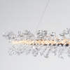 Detail of lighting ring of the Cadenza LED Light Round Chandelier from The Vault